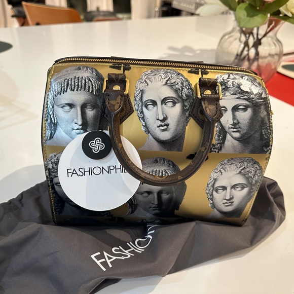 Louis Vuitton  x Fornasetti Speedy Bandouliere 25 tote bag - Picture 15 of 16